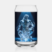 Elegantes Glasdesign Kunst in ihrer klarsten Form Dosenglas (Vorderseite)