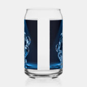 Elegantes Glasdesign Kunst in ihrer klarsten Form Dosenglas (Links)