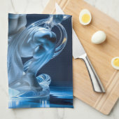 Elegantes Glasdesign Kunst in ihrer klarsten Form Geschirrtuch (Viertel Falte)