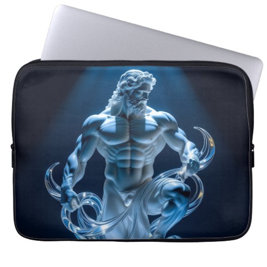 Elegantes Glasdesign Kunst in ihrer klarsten Form Laptopschutzhülle (Vorderseite)