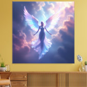 Elegantes Glasdesign Kunst in ihrer klarsten Form Leinwanddruck (Insitu (Wohnzimmer))