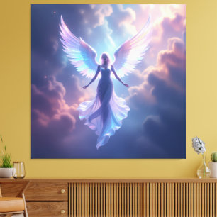 Elegantes Glasdesign Kunst in ihrer klarsten Form Leinwanddruck