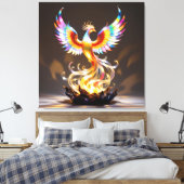 Elegantes Glasdesign Kunst in ihrer klarsten Form Leinwanddruck (Insitu (Schlafzimmer))