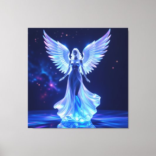 Elegantes Glasdesign Kunst in ihrer klarsten Form Leinwanddruck (Vorderseite)