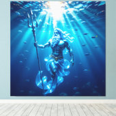 Elegantes Glasdesign Kunst in ihrer klarsten Form Leinwanddruck (Insitu (Holzboden))