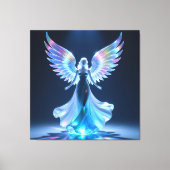 Elegantes Glasdesign Kunst in ihrer klarsten Form Leinwanddruck (Vorderseite)