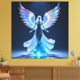 Elegantes Glasdesign Kunst in ihrer klarsten Form Leinwanddruck