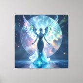 Elegantes Glasdesign Kunst in ihrer klarsten Form Leinwanddruck (Vorderseite)