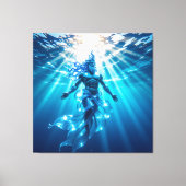 Elegantes Glasdesign Kunst in ihrer klarsten Form Leinwanddruck (Vorderseite)