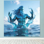 Elegantes Glasdesign Kunst in ihrer klarsten Form Leinwanddruck (Insitu (Holzboden))