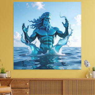 Elegantes Glasdesign Kunst in ihrer klarsten Form Leinwanddruck