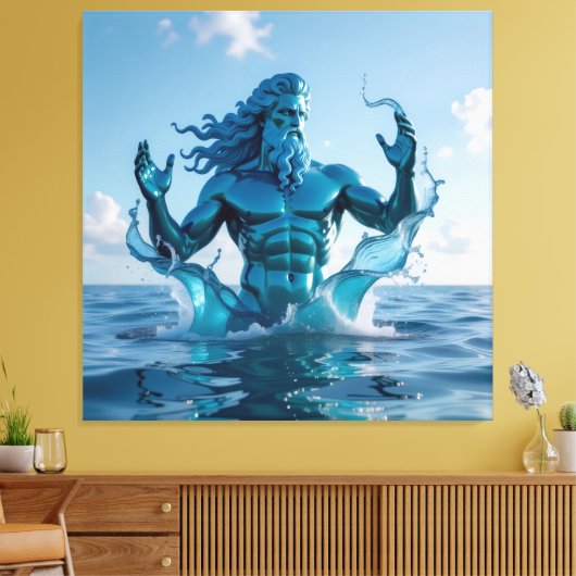 Elegantes Glasdesign Kunst in ihrer klarsten Form Leinwanddruck (Insitu (Wohnzimmer))