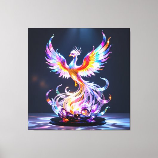 Elegantes Glasdesign Kunst in ihrer klarsten Form Leinwanddruck (Vorderseite)