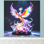 Elegantes Glasdesign Kunst in ihrer klarsten Form Leinwanddruck (Insitu (Holzboden))