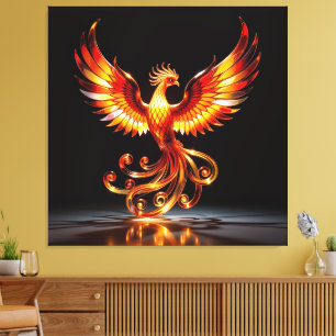 Elegantes Glasdesign Kunst in ihrer klarsten Form Leinwanddruck