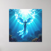 Elegantes Glasdesign Kunst in ihrer klarsten Form Leinwanddruck (Vorderseite)