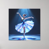 Elegantes Glasdesign Kunst in ihrer klarsten Form Leinwanddruck (Vorderseite)