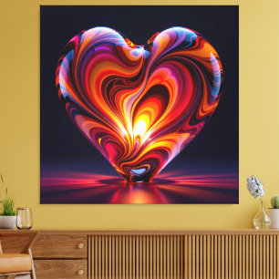 Elegantes Glasdesign Kunst in ihrer klarsten Form Leinwanddruck