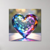 Elegantes Glasdesign Kunst in ihrer klarsten Form Leinwanddruck (Vorderseite)