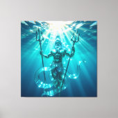 Elegantes Glasdesign Kunst in ihrer klarsten Form Leinwanddruck (Vorderseite)