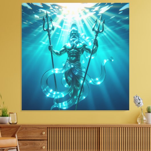 Elegantes Glasdesign Kunst in ihrer klarsten Form Leinwanddruck (Insitu (Wohnzimmer))