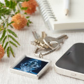 Elegantes Glasdesign Kunst in ihrer klarsten Form Schlüsselanhänger (Seite)