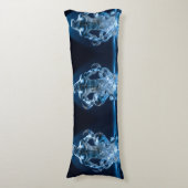 Elegantes Glasdesign Kunst in ihrer klarsten Form Seitenschläferkissen (Vorderseite Vertikal)