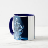 Elegantes Glasdesign Kunst in ihrer klarsten Form Tasse (Vorderseite Links)