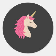 Elegantes Glitter-Einhorn mit funkelndem Stil