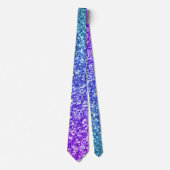 Elegantes Glitzer-Design Krawatte (Vorderseite)