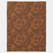 Elegantes Glossy Fleecedecke (Vorderseite)