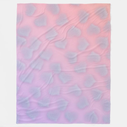 Elegantes Glossy Fleecedecke (Vorderseite)