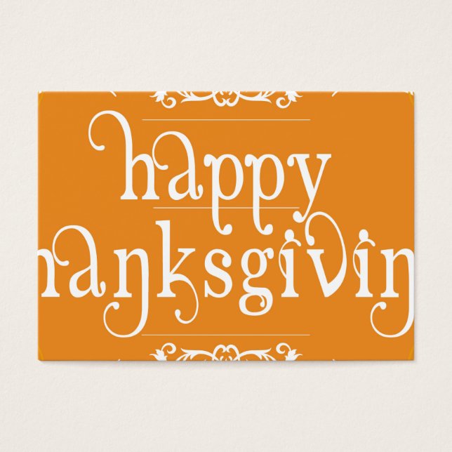 elegantes glückliches Dankeschön (Vorderseite)