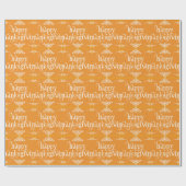 elegantes glückliches Dankeschön Geschenkpapier (Flach)