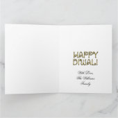 Elegantes glückliches Diwali Karte (Innenseite)
