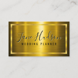 Elegantes Gold auf Gold Business Card 3.5X2.0 Visitenkarte