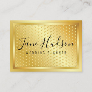 Elegantes Gold auf goldenen Sprenkeln Minimalist 3 Visitenkarte
