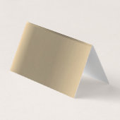 Elegantes Gold, Black Glitzer Dankeschön Card Visitenkarten (Rückseite)