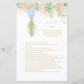 Elegantes Gold-Blütenspiel über oder unter einem B (Vorderseite)