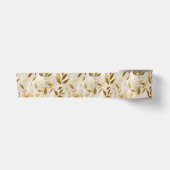 Elegantes Gold-Botanik Satinband (Vorderseite)