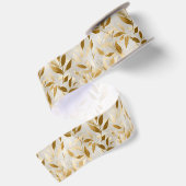 Elegantes Gold-Botanik Satinband (Rückseite)
