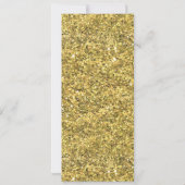 Elegantes Gold Bow Party zum 50. Jubiläum Einladung (Rückseite)