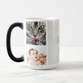 Elegantes Gold Coolste Mama je Foto Verwandlungstasse (Links)