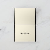 Elegantes Gold Danke, dass du meine Bridesmaid-Kar Dankeskarte (Innenseite)