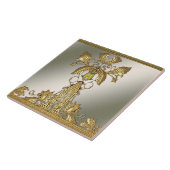 Elegantes Gold Decorative Keramik Fliese (Seite)