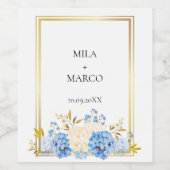 Elegantes Gold Deko Weinkeller Weinetikett (Einzelnes Label)