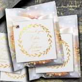 Elegantes Gold der traditionellen Olivenzweige Geschenkanhänger