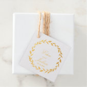 Elegantes Gold der traditionellen Olivenzweige Geschenkanhänger (Mit Box)