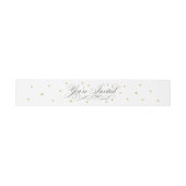 Elegantes Gold Dot Bly Band (Flach)
