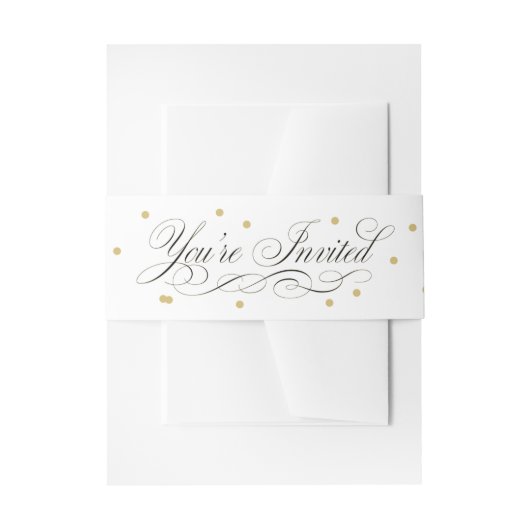 Elegantes Gold Dot Bly Band (Vorderseite Beispiel)